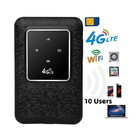 150Mbps 10Users WPS 2.4g Sim Card Slot 4g Lte Wifi Pocket Hotspot Router With Battery