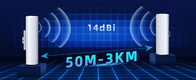 14DBi High Gain 2x2 Mimo Antenna Point To Point Wireless Bridge 5.8ghz 3km