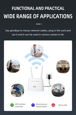 150Mbps Speed 4G LTE Wireless Router with SPI Firewall and Easy Wifi Network Management