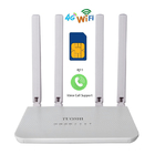 FCC Cat 4 Antenna Wifi Wireless LTE Router Low Power 4g Modem With Sim Card