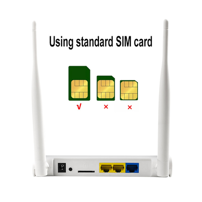 Unlock Wifi 4G LTE Sim Router Cat4 2.4GHz 300mbps With Lan Port