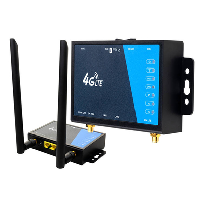 Temperature Resistant 4G LTE Industrial Router 300 Mbps Data Rate DC 12V/1.5A Power Supply