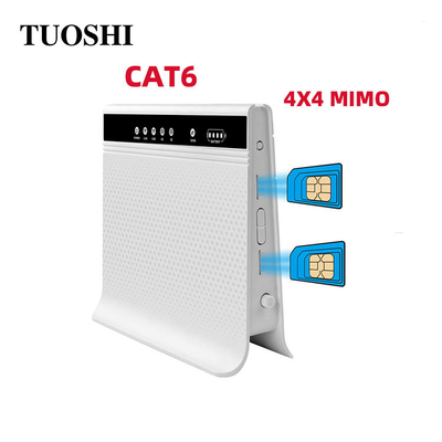 4X4MIMO Cat6 Wireless CPE 4G LTE Router 1200Mbps Volte TR069 CA Battery