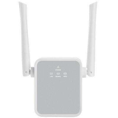 2 Antennas Wall Plug WiFi Extender 1200mbps 4G LTE Signal Booster