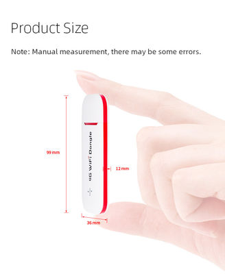 4G Network Mode 4G LTE USB WiFi Modem Wireless 2.4GHz Wireless Speed Supports Multiple Wireless Devices Simultaneously