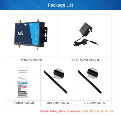 Band Lock Simcard LTE Wireless Industrial 4G Wifi Router For Remote Rural Camera CCTV