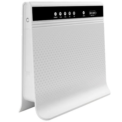 CPE 1200Mbps WiFi Router , Mobile 4G LTE Dual Band Router