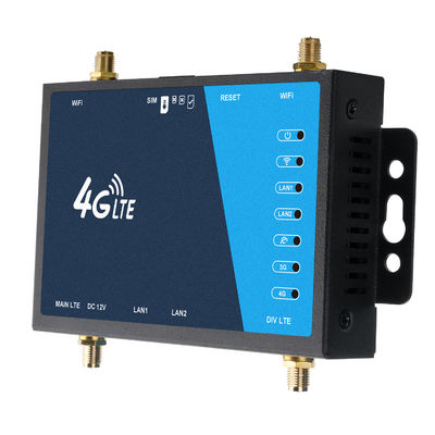 2.4Ghz 4G LTE Industrial Router 4 Antennas Modem Router Sim Card Slot