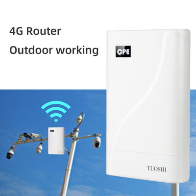 300mbps CAT4 Wifi Wireless Sim Card Outdoor 4G LTE CPE Router With POE Power
