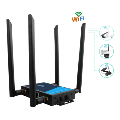 SMA External Antenna CPE Wireless Sim Card Industrial 4G Router With Wifi Repeater