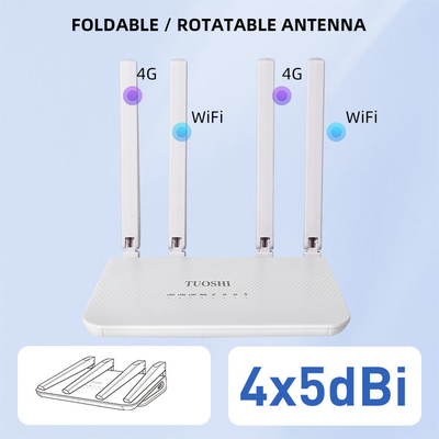 FCC Cat 4 Antenna Wifi Wireless LTE Router Low Power 4g Modem With Sim Card