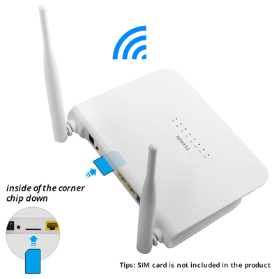 Unlock Wifi 4G LTE Sim Router Cat4 2.4GHz 300mbps With Lan Port